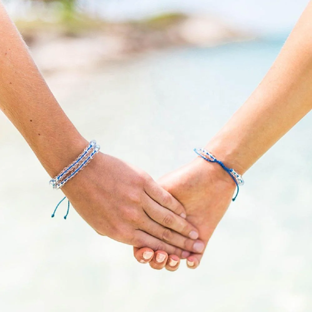 

Make a wish handmade DIY Glass beads bracelets 2019 women jewelry friendship bracelets For girls