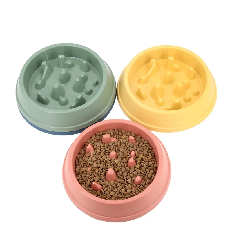 

Eco-friend slow eating non toxic corrosion resistant anti-slip pet slow bowls & feeders food bowl