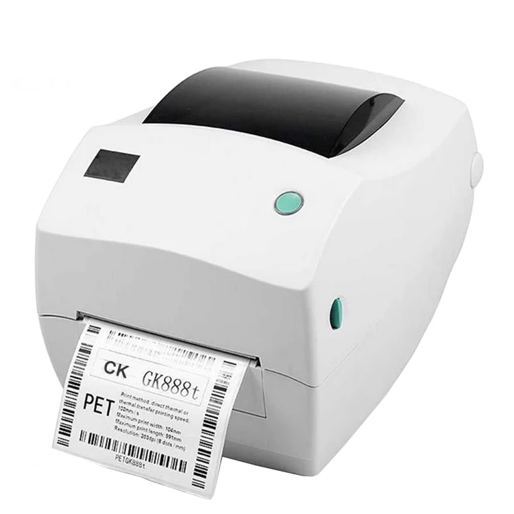 

Compatible GC420T(GK888T) 203dpi Desktop direct/thermal transfer label printer impresora
