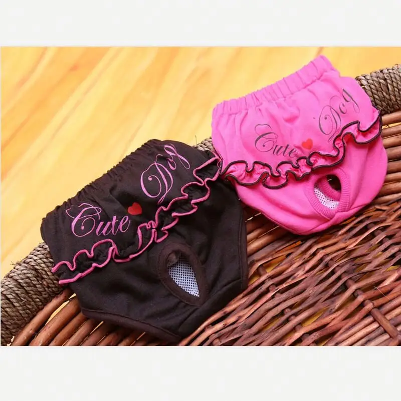 

Lace Female Dog Physiological Pants Comfortable Washable Pet Sanitary Physiological Pants, Picture