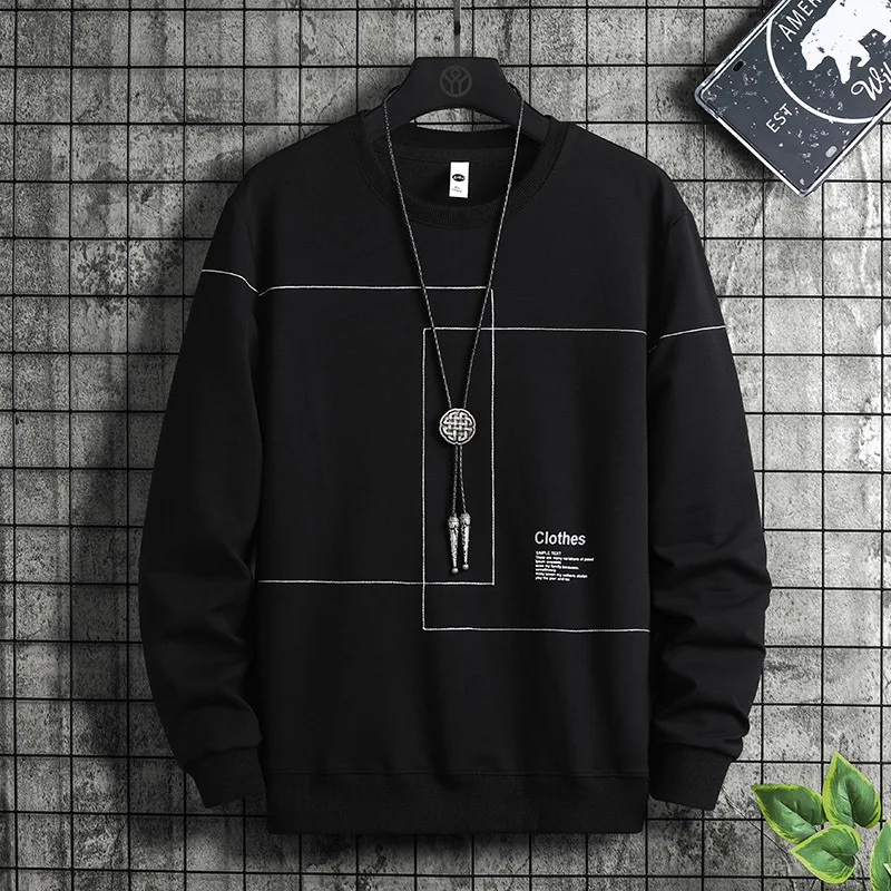 

2021 spring and autumn fashion long sleeve sweater custom printed sweatshirt for men, Stock/custom colors