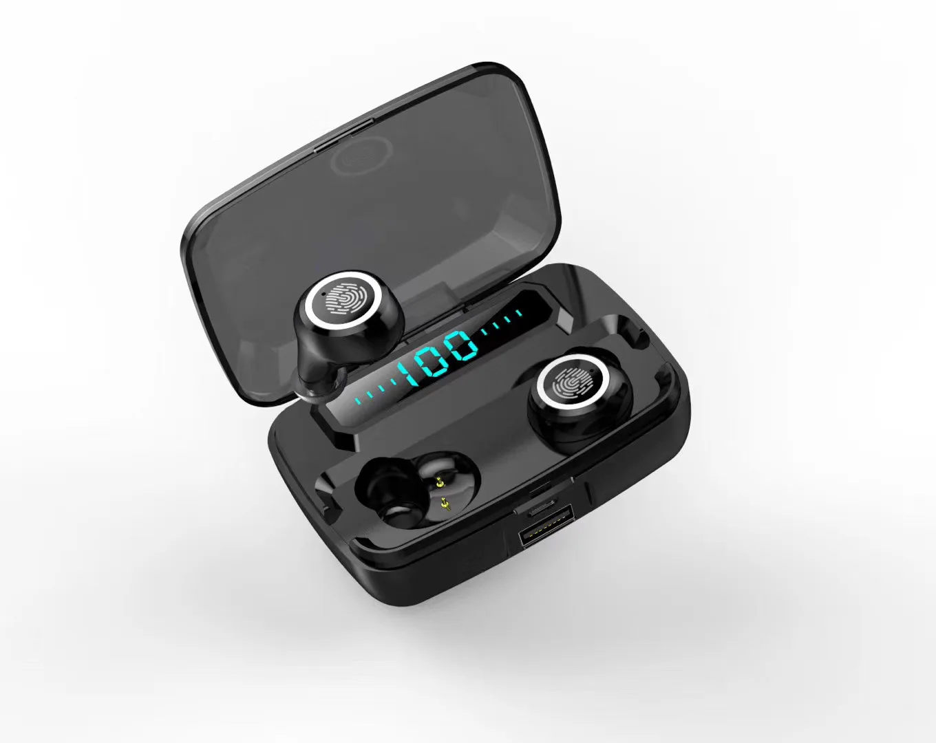 

m11 BT 5.0 Touch Control Bt New Products Mini Earbuds Rotation Wireless In Ear Tws, Black