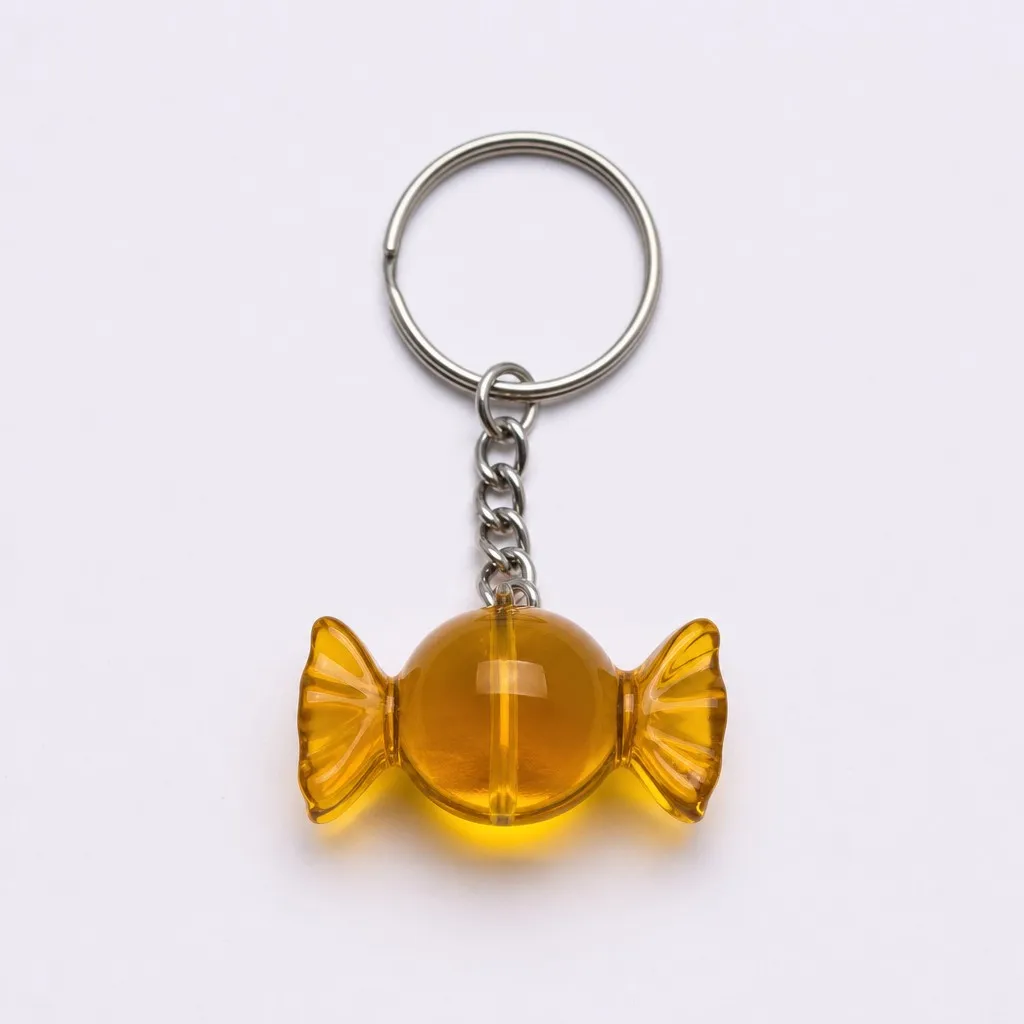 Honey Amber Wrapped Candy Keychain