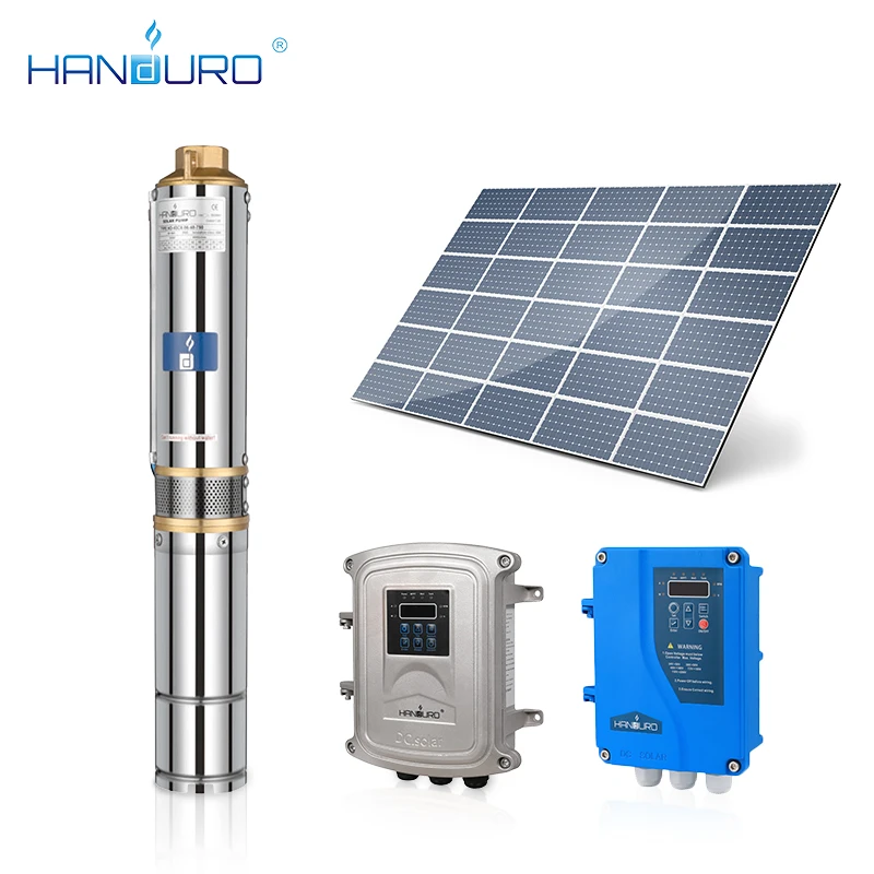 

2HP plastic impeller 3inch pump dc solar water pump Factory water pump solar system
