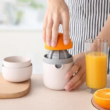 Edelstahl Handpresse Entsafter Frischer Saft Hersteller Tragbar Orange