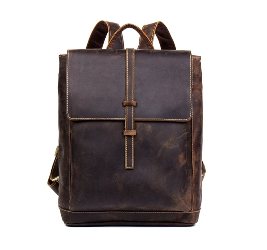 

Leather Male Casual Messenger Bag Satchel Design Cross body One Shoulder Bag Mens Travel Backpack SchooL Backpack For Men, Customized