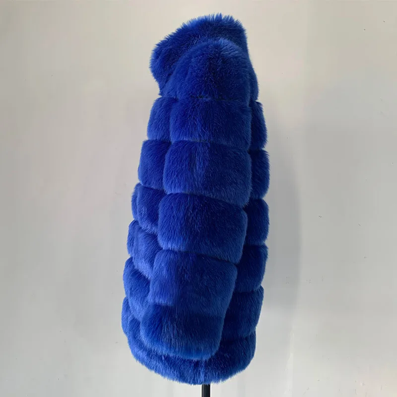 

Plus Size Coats New Winter Jacket Women Faux Fox Fur Coat Fashion Short Style Fake Fur Coat for Lady, Picture