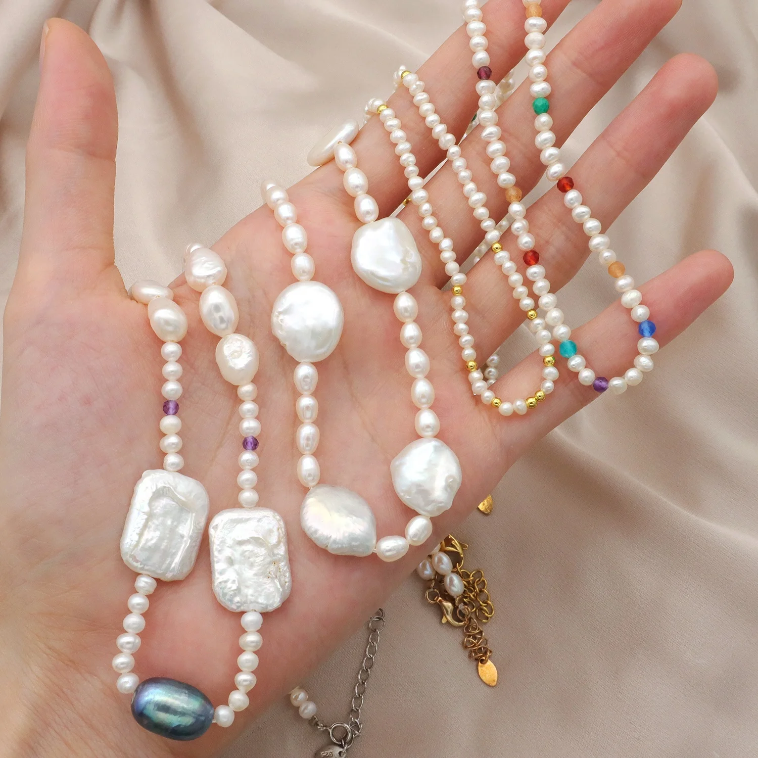 

2022 new fashion women necklace jewelry freshwater pearl necklace