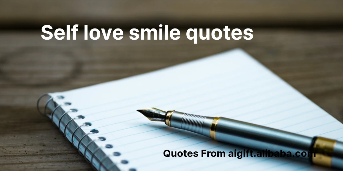 self love smile quotes