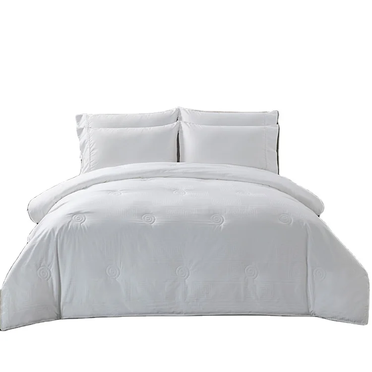 

Hypoallergenic White Color Super Soft Cool Bamboo Fiber Quilt Duvet