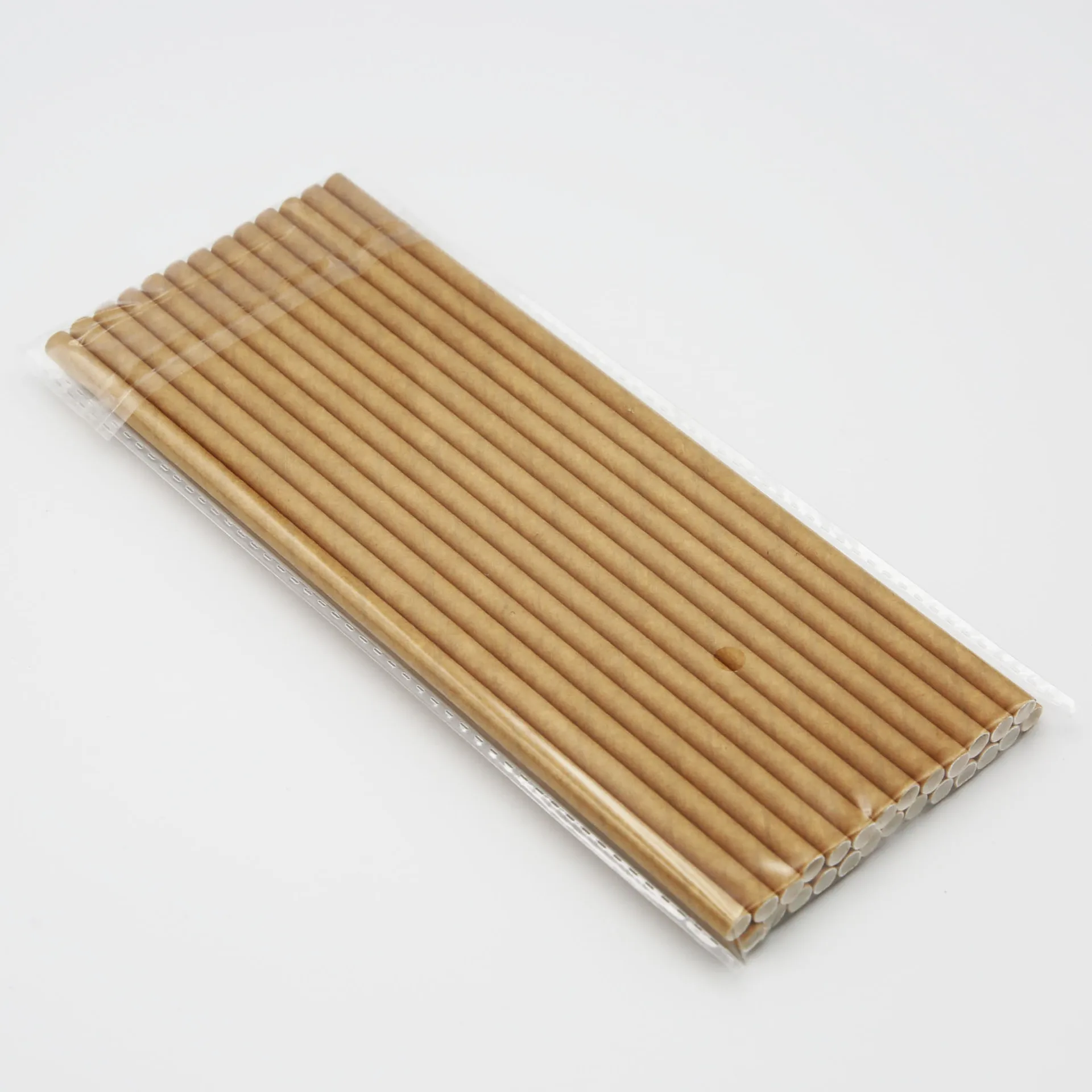 专业环保一次性可生物降解牛皮纸吸管,纸吸管