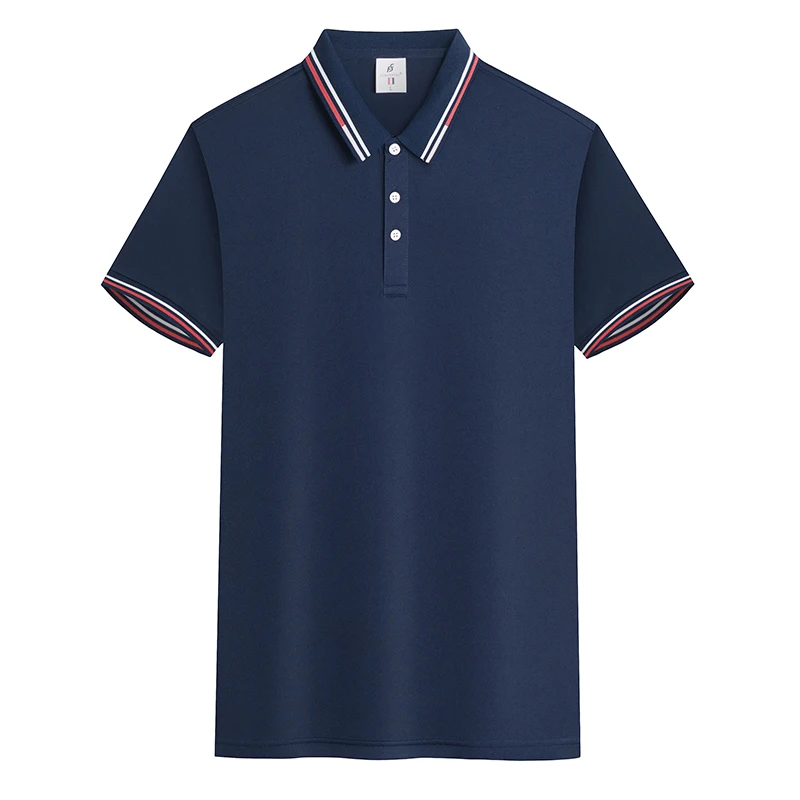 Wholesale Cheap Custom logo Collar Print Quick Drying Sports T-shirt Plain Sports Golf Polo Shirt for Men