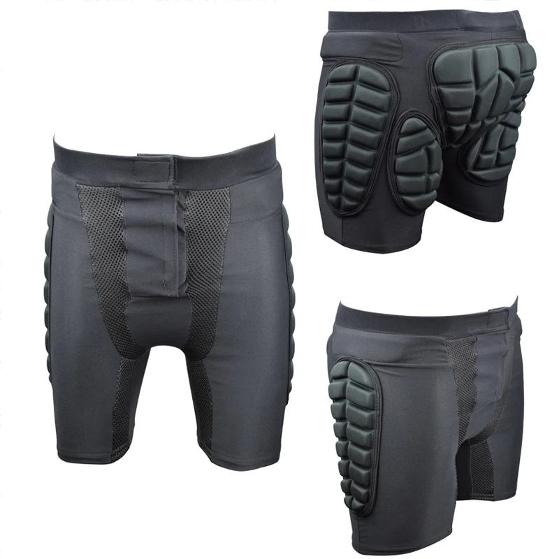 

GHOST Motorbike Motorcycle Motocross Riding Protective Pants Pad Skiing Hip Pants Thigh Buttocks Protector, Black