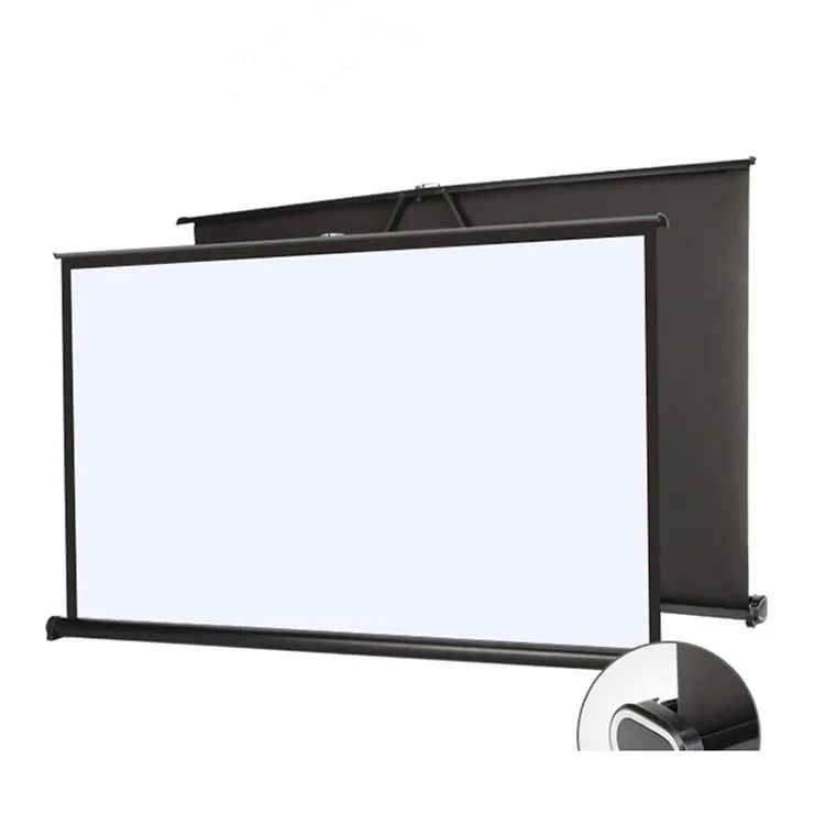 Portable  Desktop  Projection Screen Mini Size Table Projector screen For Home  Theater
