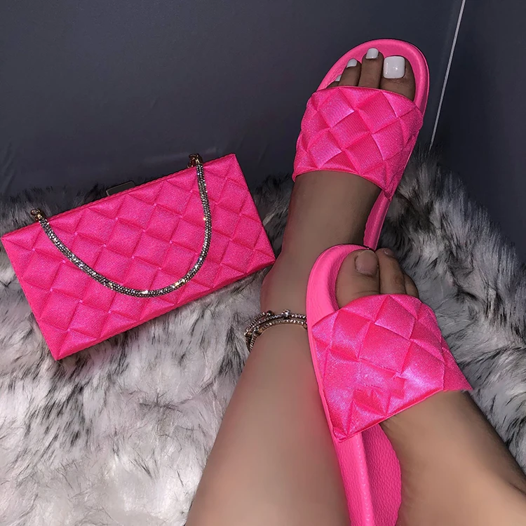 

luxury summer slides slipper women's ladies slippers 2021 beach eva sandals and slipper, 4colours
