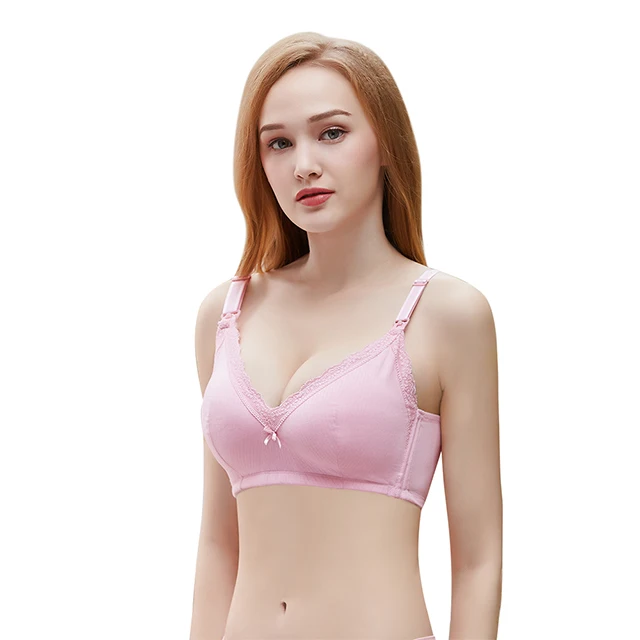 

Modal Pregnant Women Bra Wireless Lace Maternity Nursing Bra