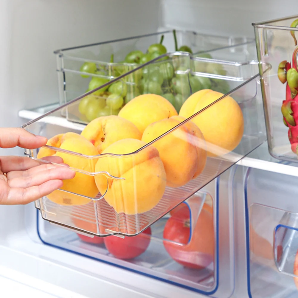 

High quality clear refrigerator drawer fridge organizer