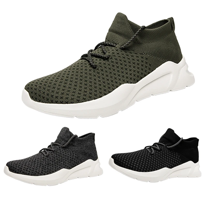 

Men'S Sneakers Fashion Casual Socks Shoes Cheap Sale, Black