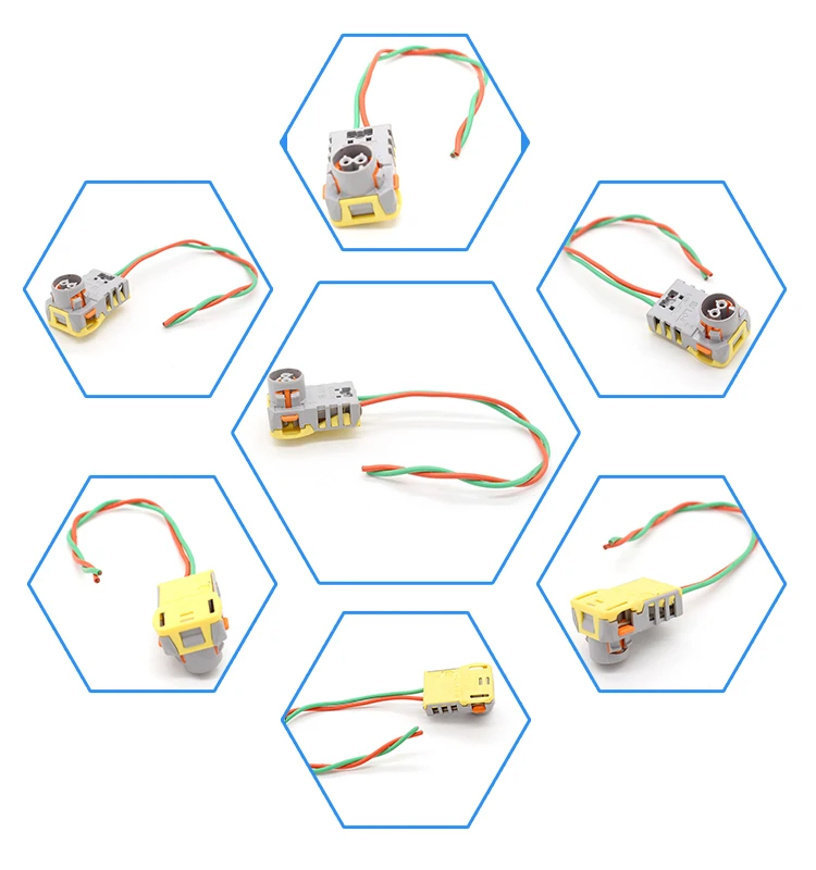 170518 / 171348 2 Pin Pbt Gf15 For Delphi Airbag Plug Connector Buy Airbag Plug Connector,Pbt