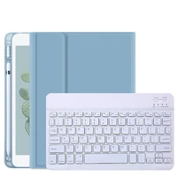 

Ultra Slim Keyboard Case for iPad 10.2 + Detachable Bluetooth Keyboard + with apple pencil holder