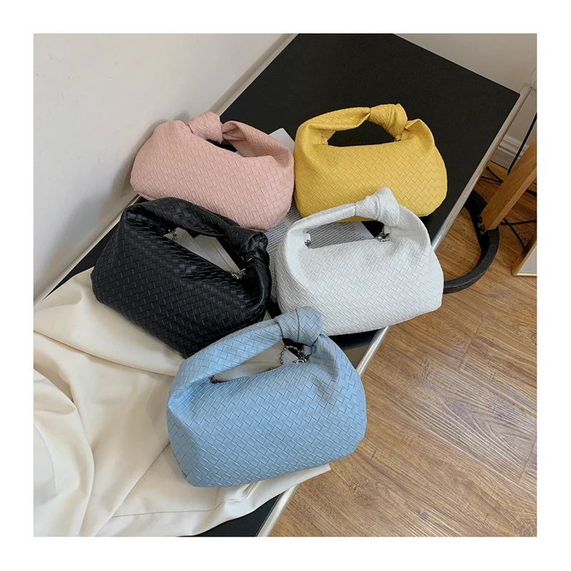 

2021 Fashion Ladies Designer Ruched Shoulder Bags Women Handbags Underarm Bag Dumplings Chic Messenger Bag