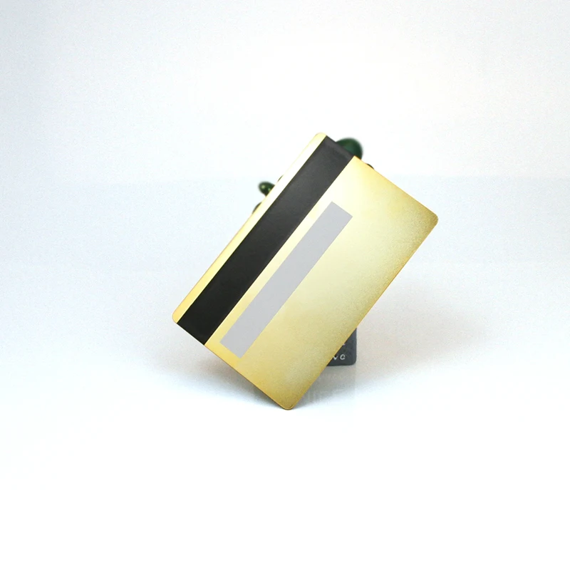 
24K gold plated gold bar stainless steel etched blank visa credit cards 