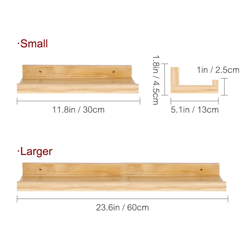 Venta al por mayor repisas de madera para colgar-Compre online los