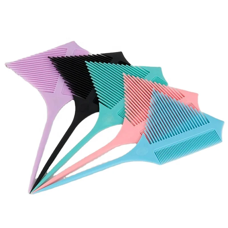 

Hair salon equipment Highlight hair comb salon bifurcated high-gloss carbon fiber straight style beating 2022 tip tail comb, 5 colors