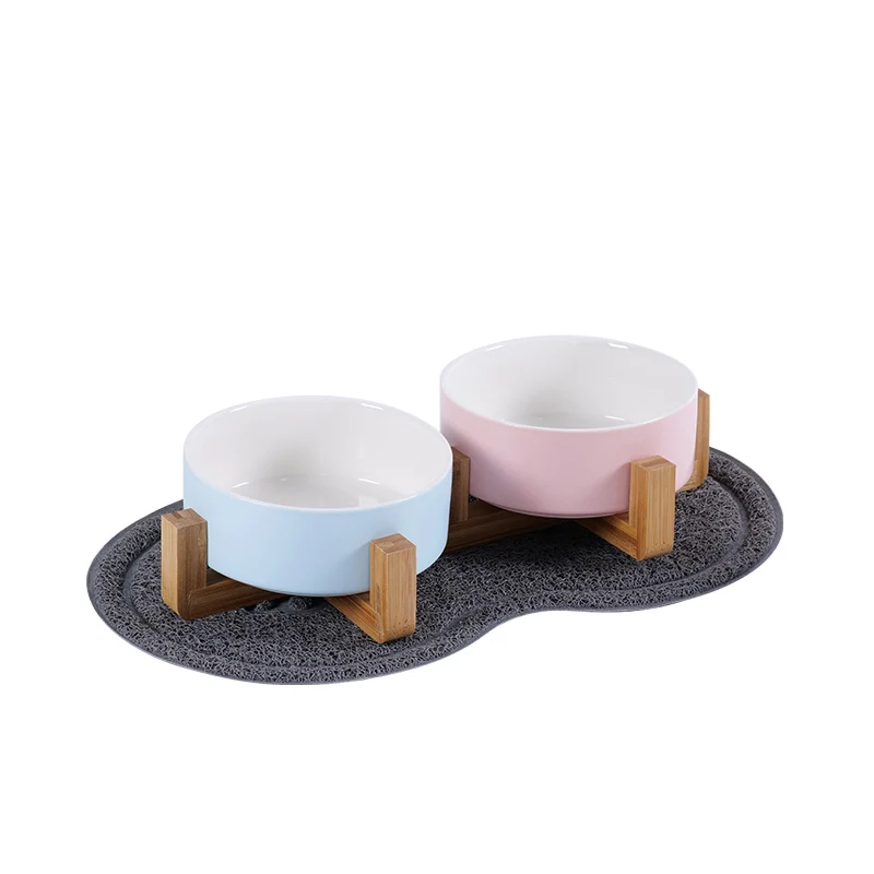 

Small MOQ Manufacturer wholesale Small Dog Cat Smart Pet Feeder Bowl Slow Feeder Matte Ceramic Pet Bowl Name