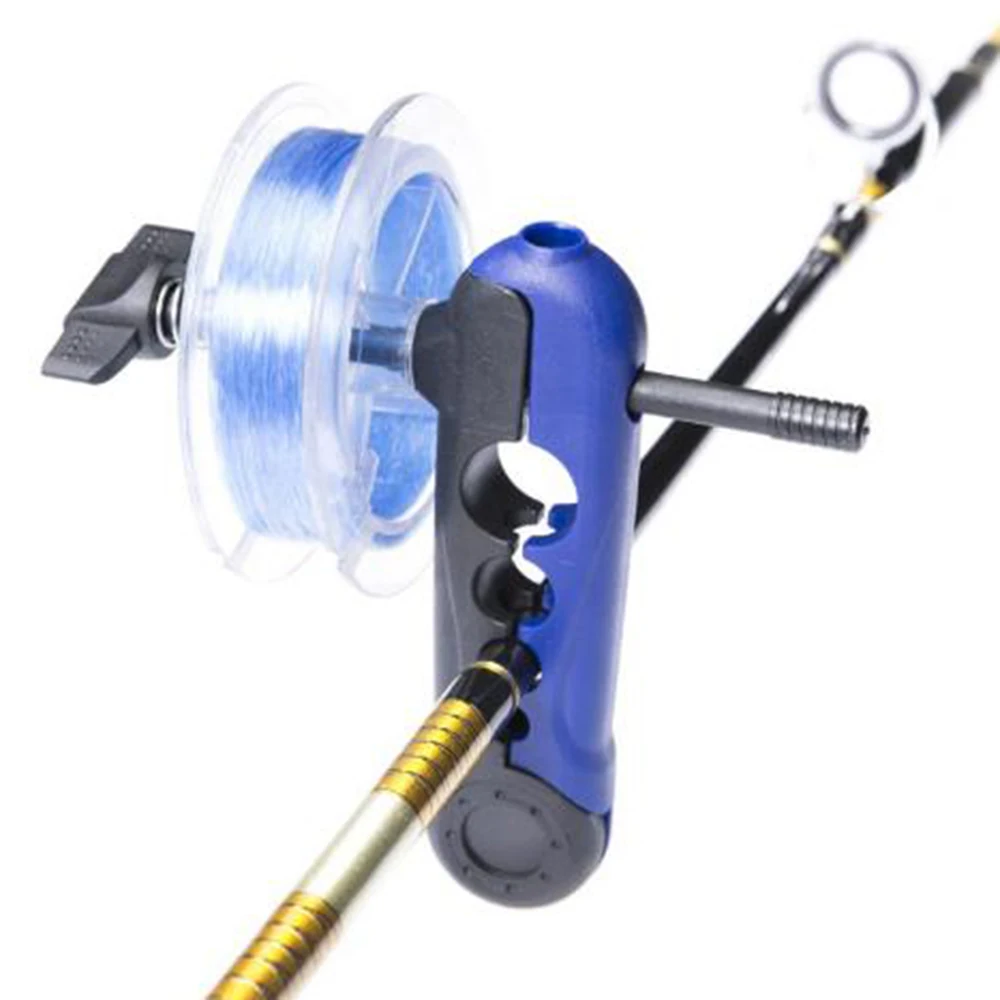 Fishing Line Spooler Adjustable For Various Sizes Rod Bobbin Reel Board