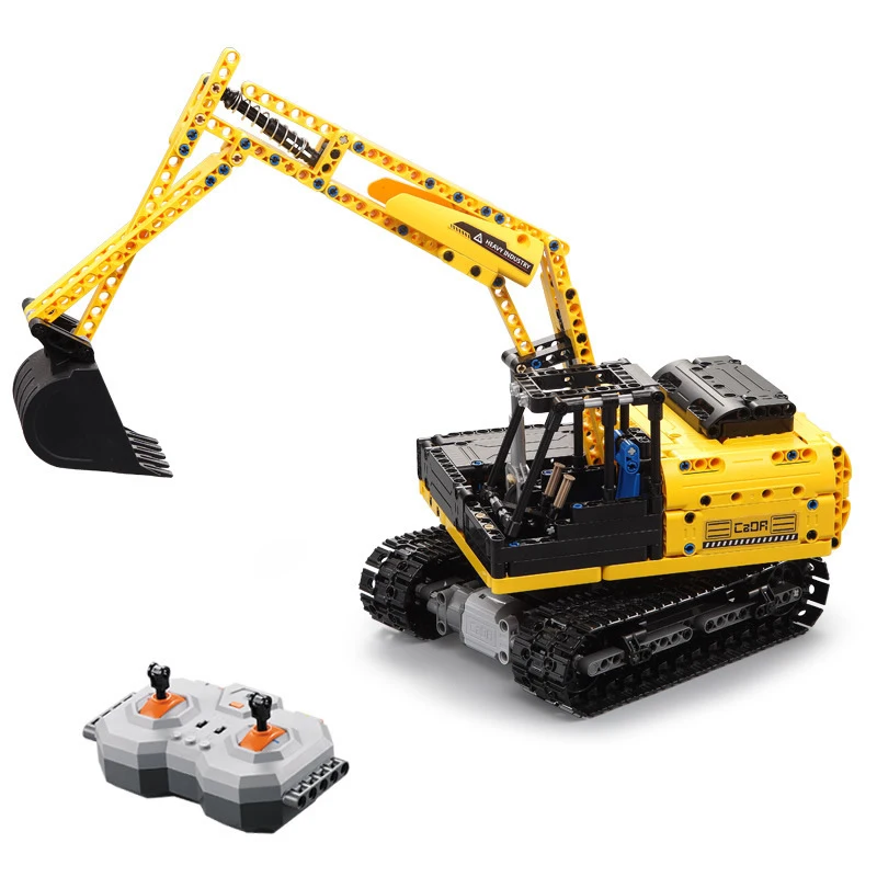 

Wholesale Cada C51057W sicence & engineering plastics toys model excavator electric engineering vehicle toys building block kids