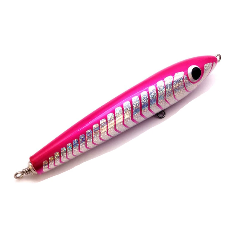 

65g 90g 120g 140g hard body wood bait pencil Artificial Wooden Fishing Lure, 4 colors