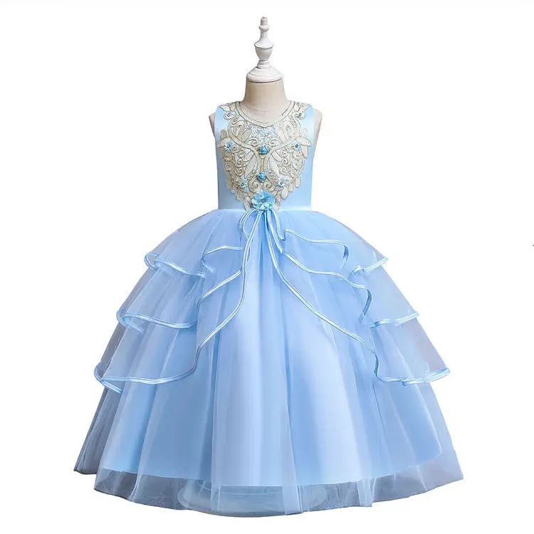 

Wholesale Kid Dress High Quality 2021 Dance Show Hot Party Wear Frock Designs Birthday Dress For Girls, Habillement petit fill kids rouge 8ans dresses habill ensembles mariee