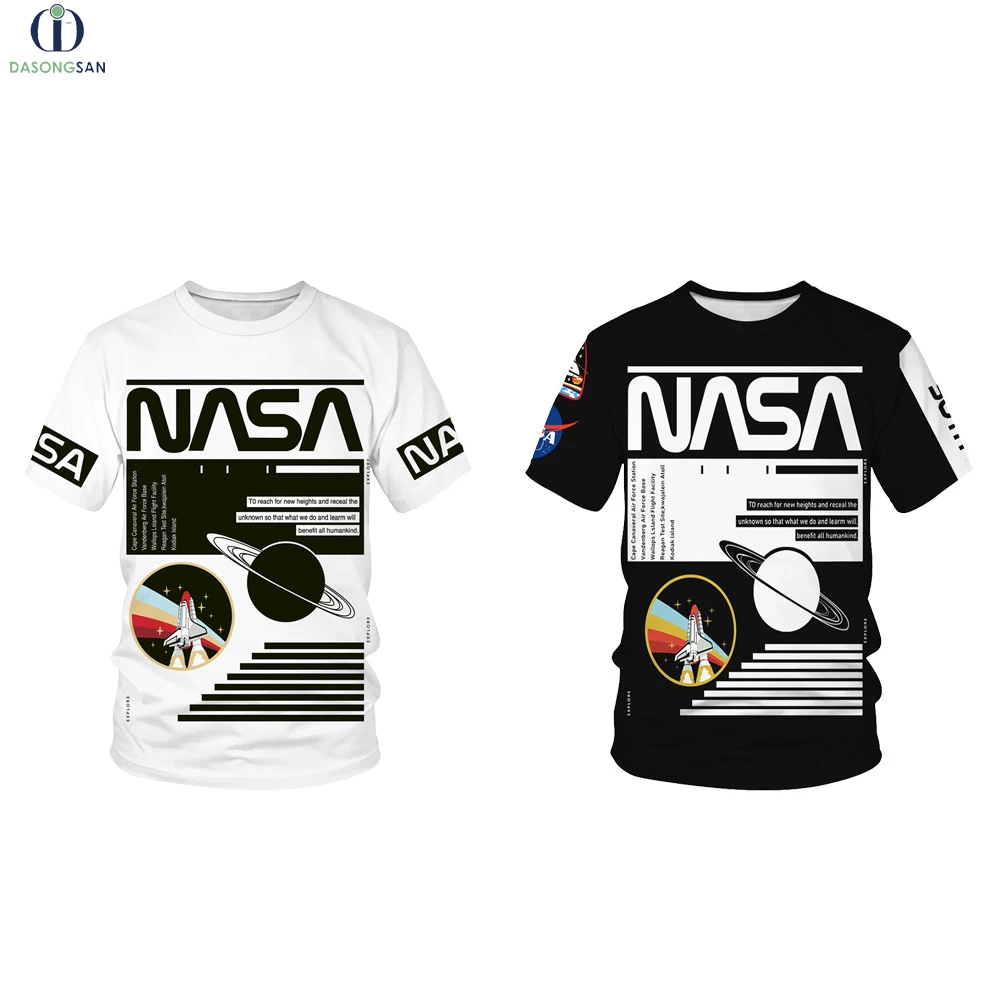 

Wholesale high quality digital printing planet oversize sportswear t shirt men t-shirt custom logo unisex t-shirt