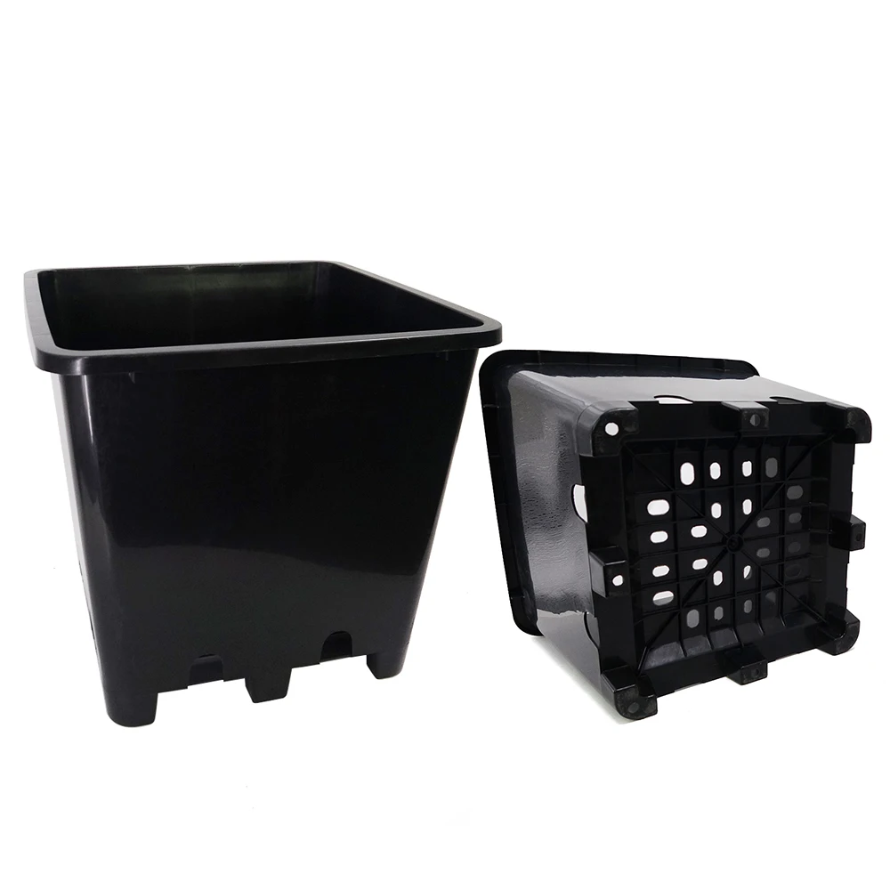 

Hot Sale Plastic Planter Square Greenhouse Garden Flower Blueberry Grow Plant Form Pot