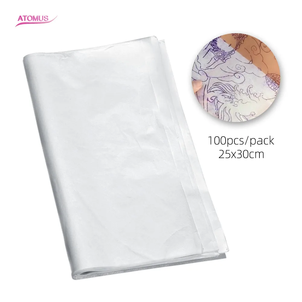 

100Pcs Carbon Thermal Stencil Tattoo Transfer Paper Painting Professional Body Art