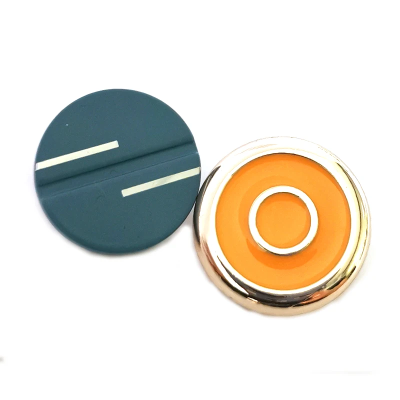 flat shank button