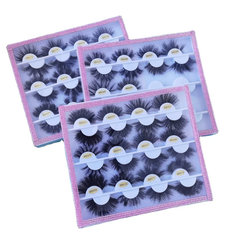 

lashes3d wholesale eyelash vendor customized boxes 18mm 20mm 25mm 3d mink eyelashes with custom logo lashes box