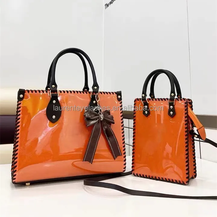 

High Quality 2022 purses and handbags fashion crossbody solid color jelly purse handbag women shoulder bag pu jelly bag, Picture