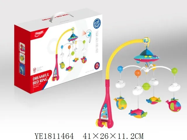 
Baby Multifunctional Musical Bed Bell Toys Lighting Hanging Crib Mobiles With Projection For Sleep 
