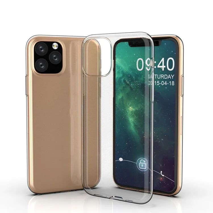 Soft TPU Phone Back Cover For iPhone 11 Case Clear Transparent Phone Case For iPhone 11 Pro Max