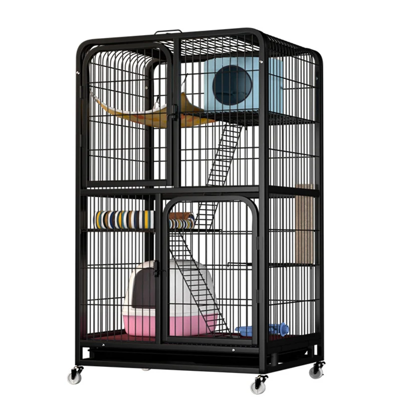 

Wholesale high quality Metal large dog cage dog cage with wheels pet houses cage, White,black,pink