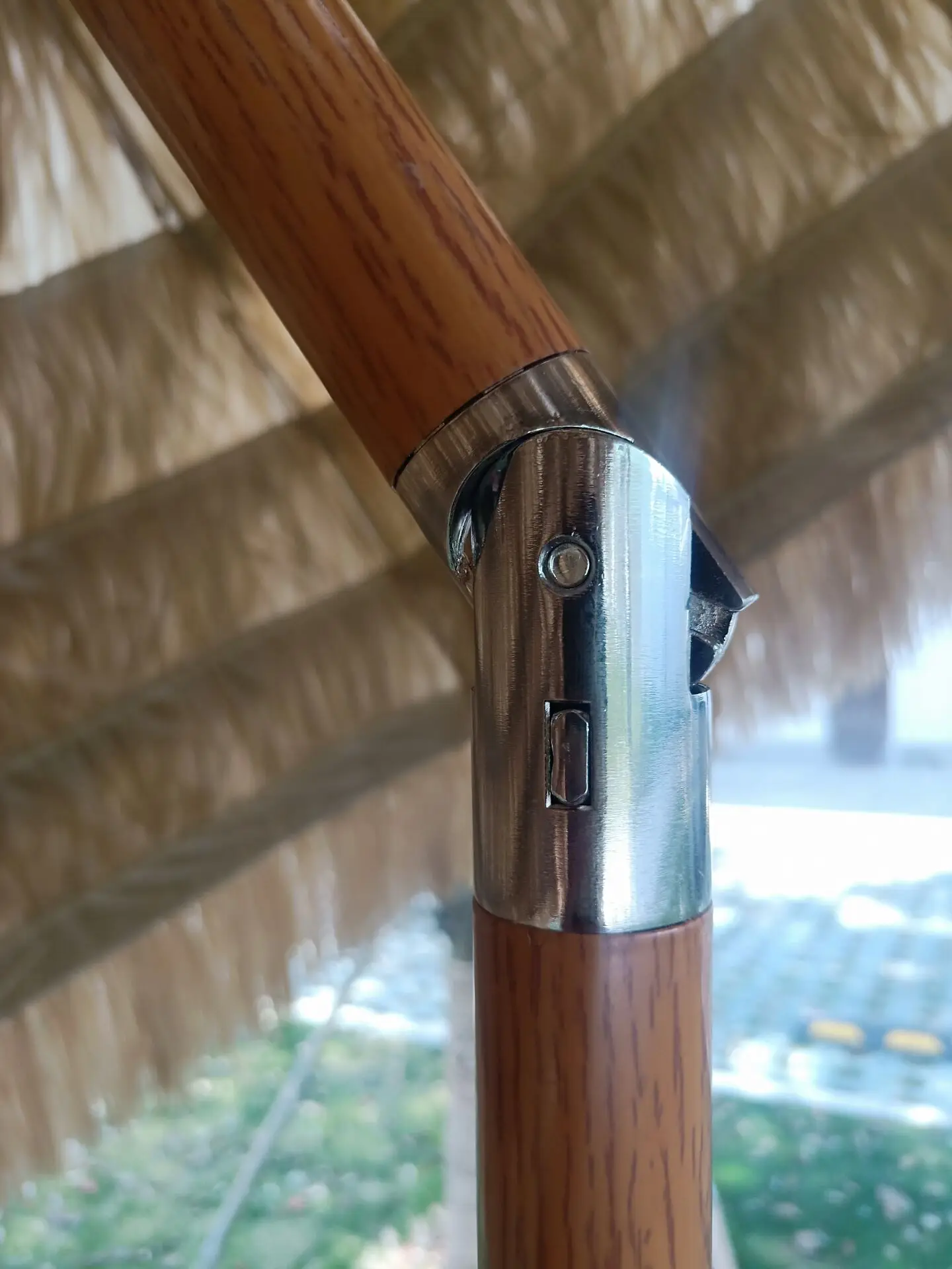 8ft Hawaiian Tiki Umbrella,Pool Patio Beach Umbrella,Thatched Tiki