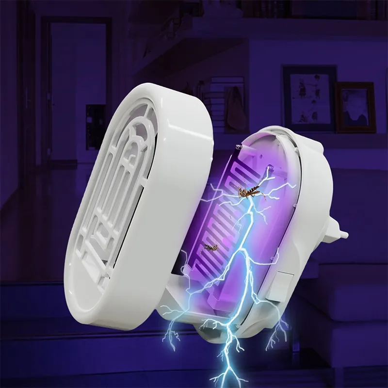 

2022 New trend Amazon electric mosquito insect Killer Bug Zapper safe to touch led mosquito Killer For home indoor product, White