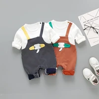 

Fine Knit Baby Boy's Clothes Four Seasons Baby Jumpsuit Rompers