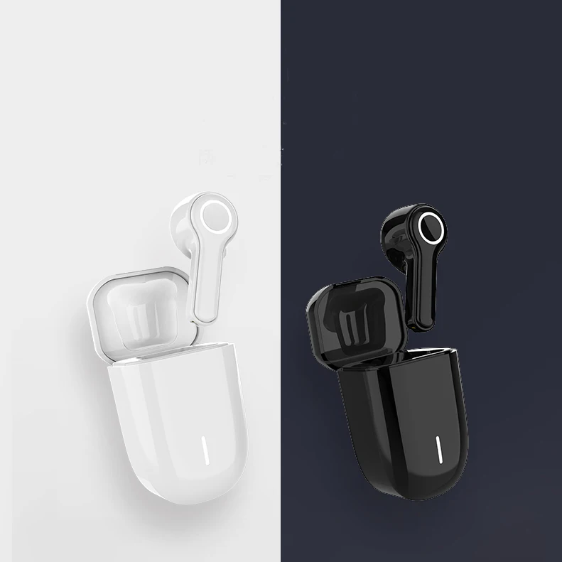 

Cheapest Turkey LED indicator V 5.0 wireless sports earphone, White.black