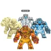 Big Size Water Element Action Figures Building Block Kids Toys X1255-1258