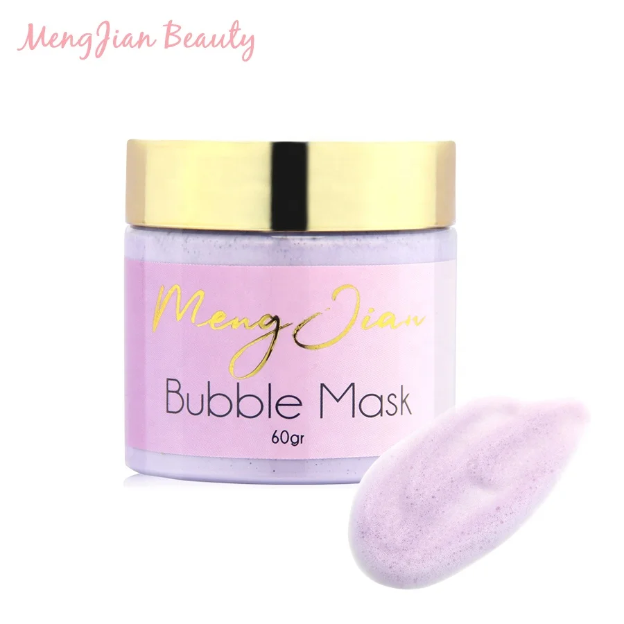 

New clean pore brightening skin volcanic mud Bubble Mask