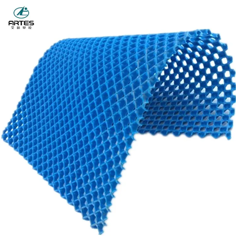 

Hollow Durable and Waterproof Washable Design Easy to Clean Universal High Quality Colorful PVC Floor Mat, Black/blue/red/grey