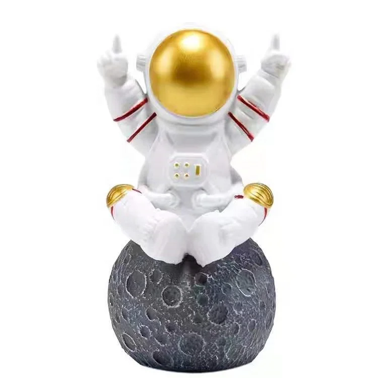 

Child Boy Birthday Gift for Decorated Toy Bedroom Statue Meditation Spaceman